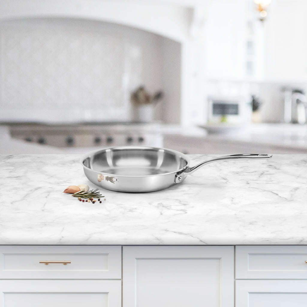 Custom-Clad 5-Ply 8" Fry Pan in Stainless Steel