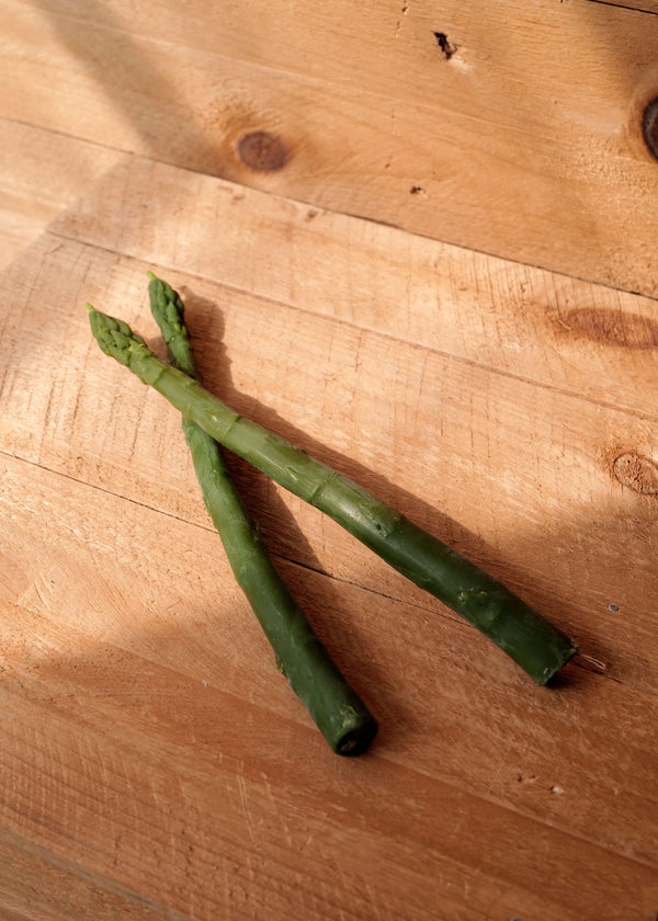 Asparagus Taper Beeswax Candles