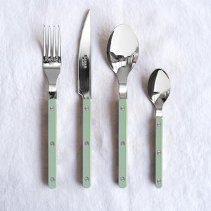 Bistrot Place Setting in Asparagus, Set of 5