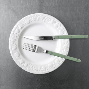Bistrot Place Setting in Asparagus, Set of 5