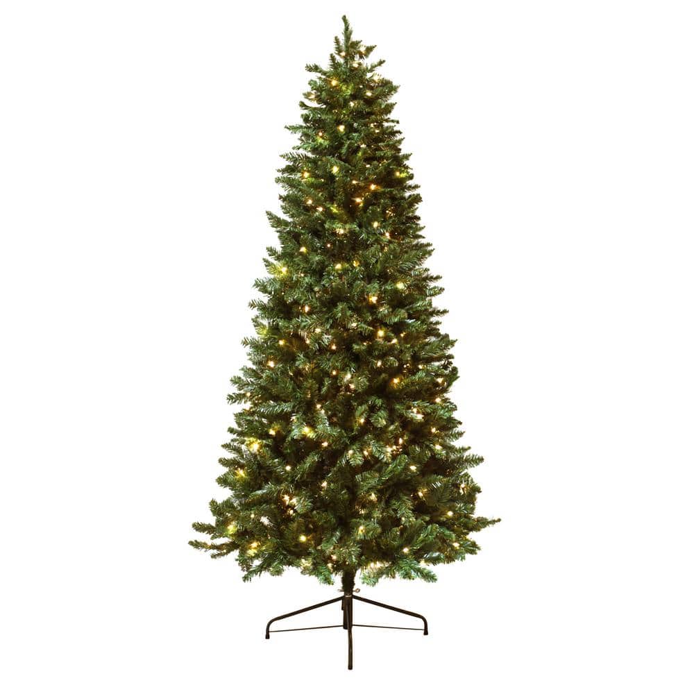 7 ft. Pre-Lit Douglas Fir Christmas Tree with 300 Individual Lights and Stand