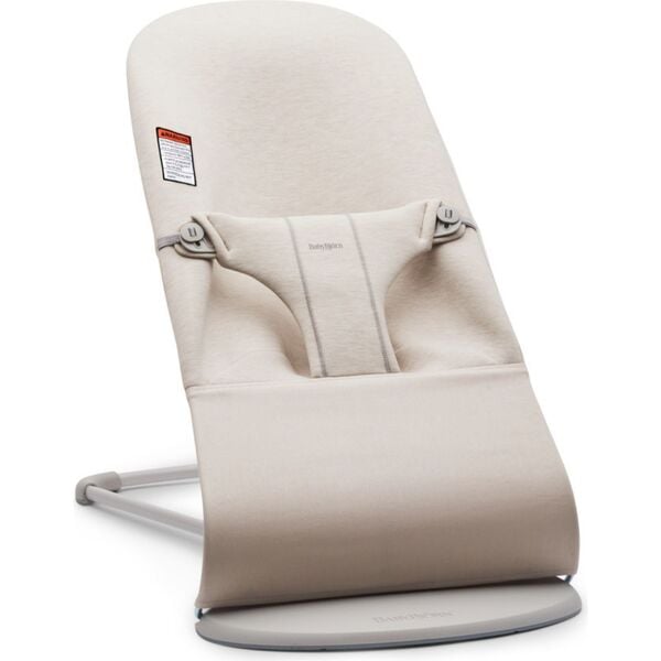 Baby Bouncer Bliss, 3D Jersey, Light Beige