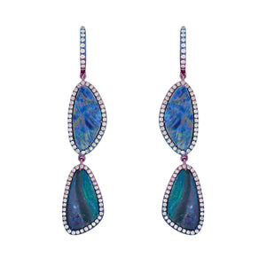 Aurora Nights Cassiopeia Grande Drop Earrings - Jewelry - RUCHI New York