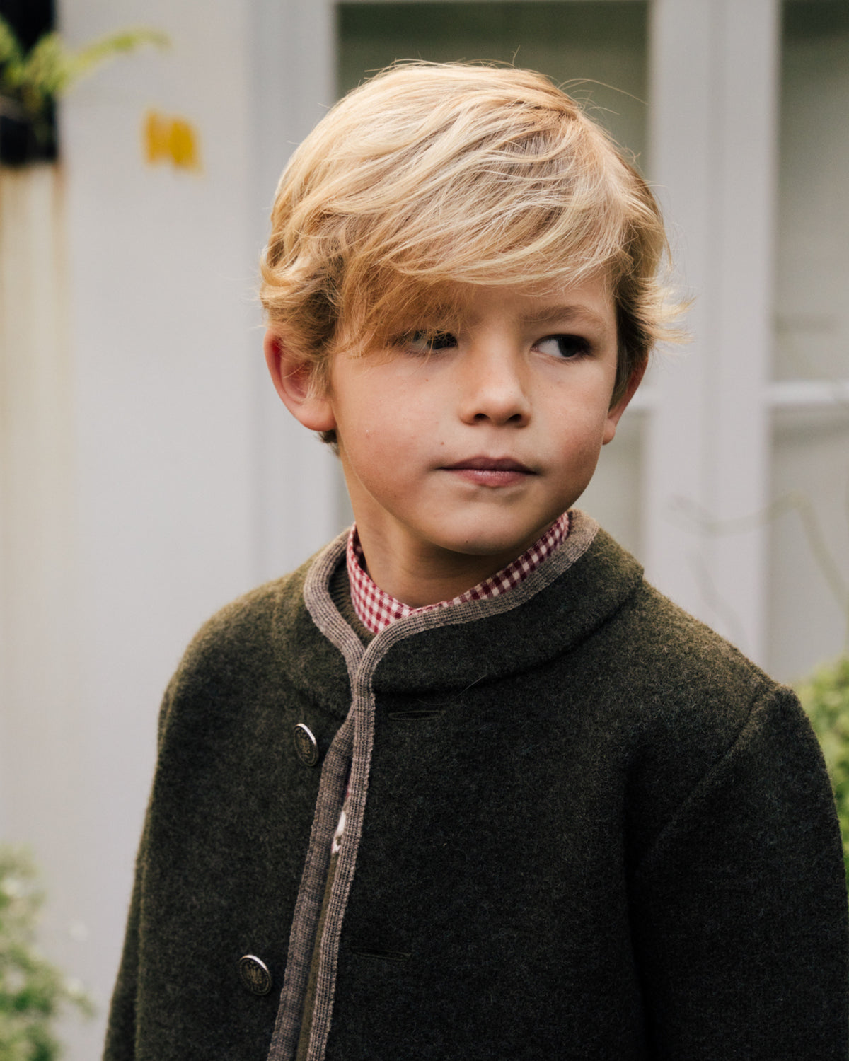 Boys' Austrian Wool Jacket Moss