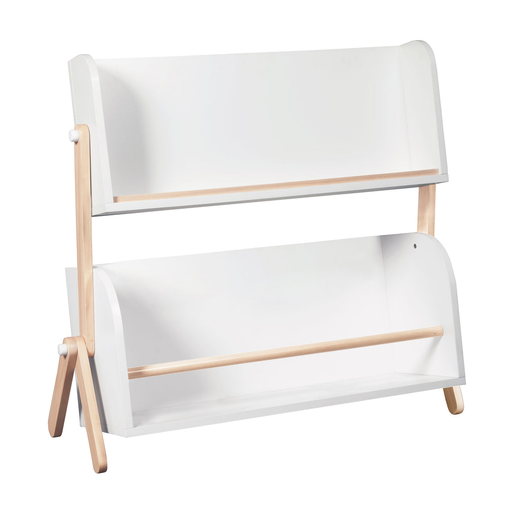 Tally Storage and Bookshelf in White & Washed Natural