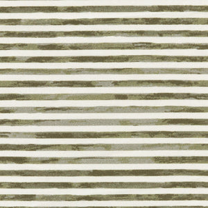 All-Stages® Midi Crib Sheet in GOTS Certified Organic Brushed Cotton by Nate Berkus in Juniper Stripe