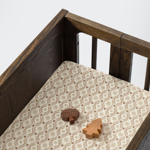 All-Stages® Bassinet Sheet in GOTS Certified Organic Brushed Cotton by Nate Berkus in Autumn Star