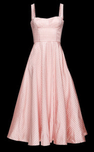 OTM Exclusive: Daphne Dress in Pink Gingham