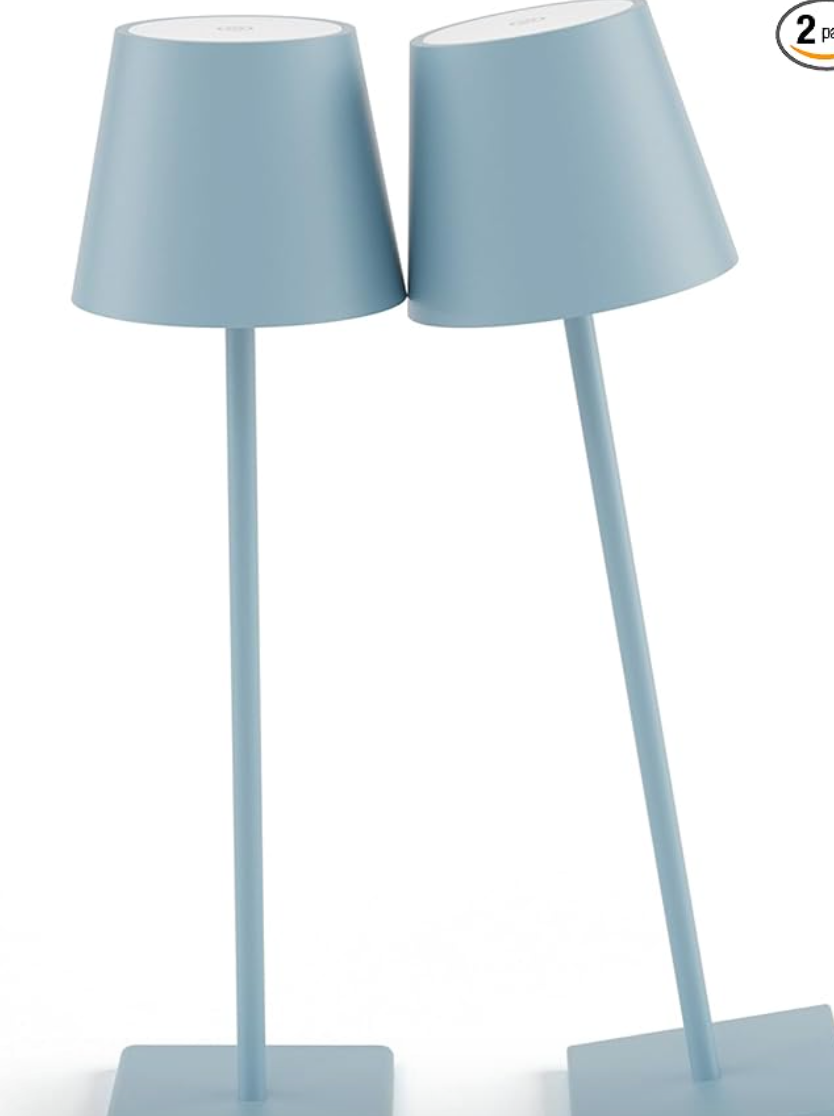 2 Pack ReChargeable LED Table Lamp