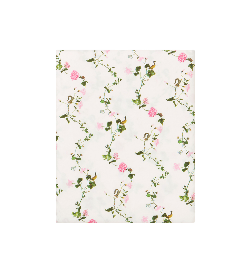 The Crib Sheet in Pink Pond Floral