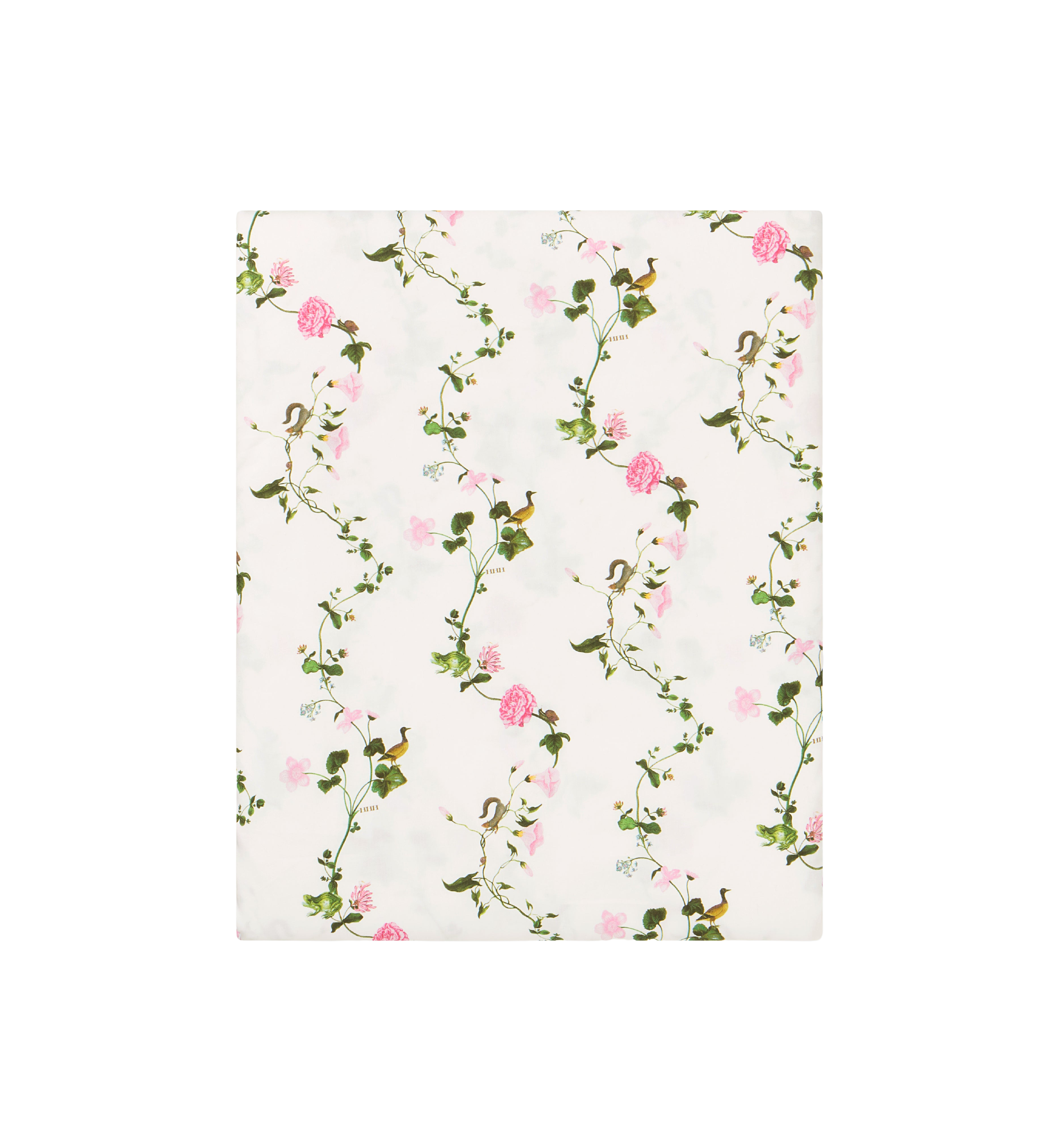 The Crib Sheet in Pink Pond Floral