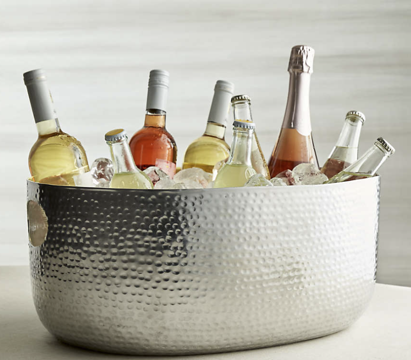 Bash Silver Beverage Tub
