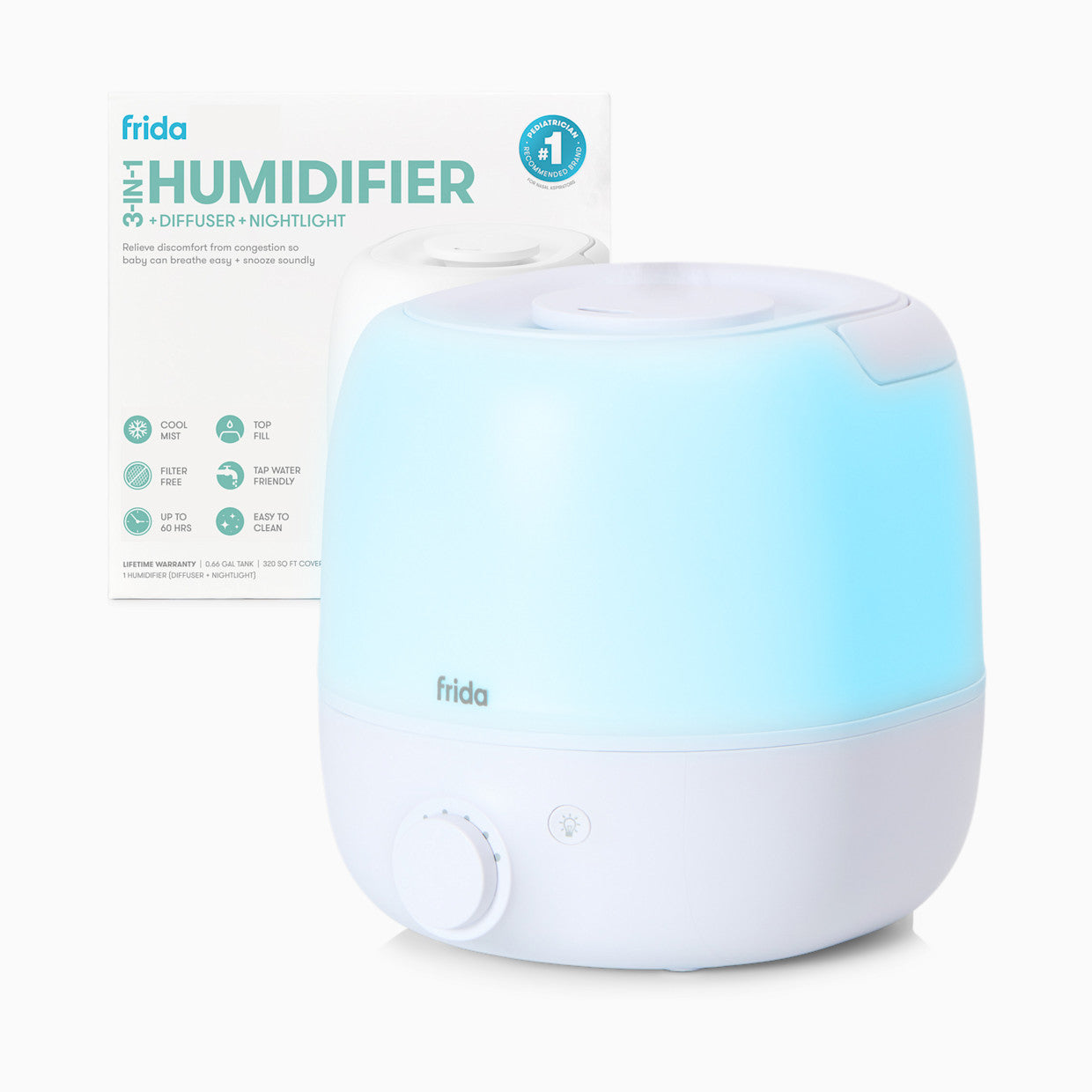 3-in-1 Humidifier, Diffuser & Nightlight 2.0