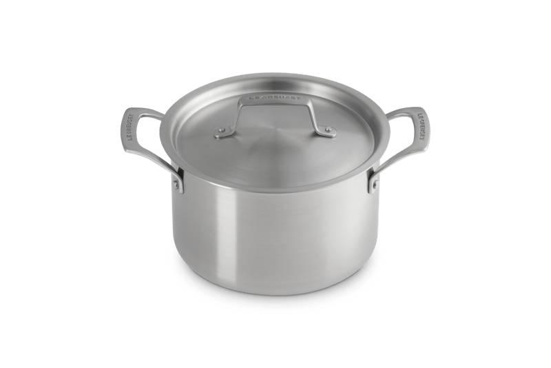 Essential Stainless Steel Deep Round Stockpot, 4 qt.