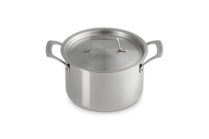 Essential Stainless Steel Deep Round Stockpot, 4 qt.
