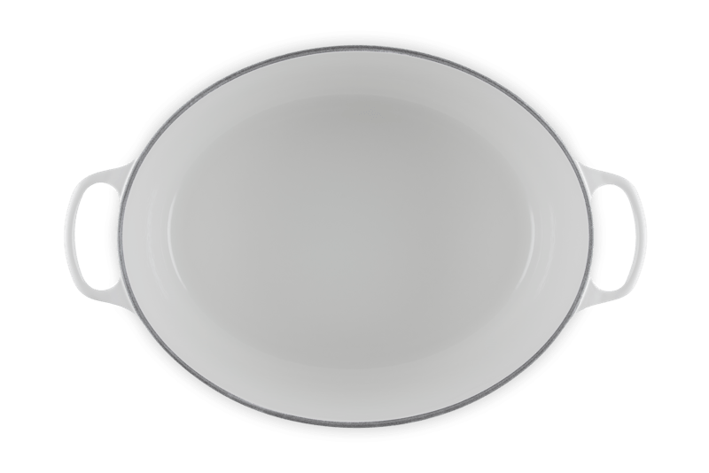 Signature Oval Dutch Oven in White 15.5 qt.