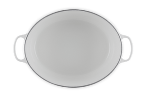 Signature Oval Dutch Oven in White 15.5 qt.