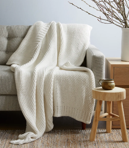 Cotton Fisherman Throw