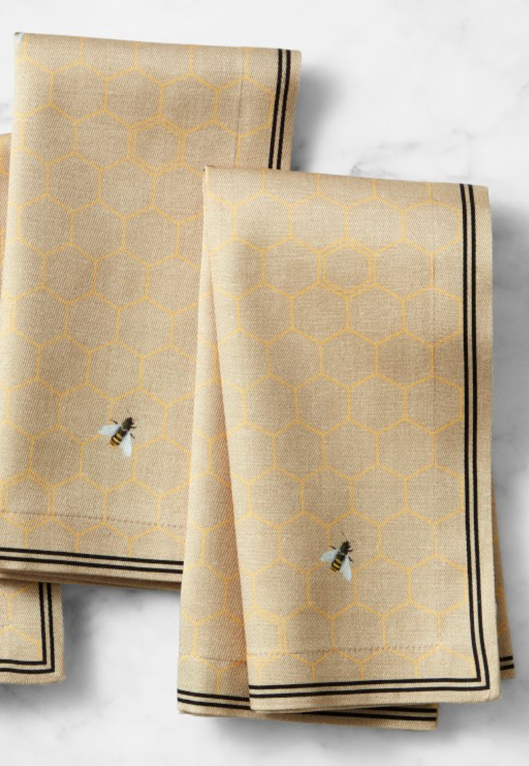 Bee Napkins, Set of 4