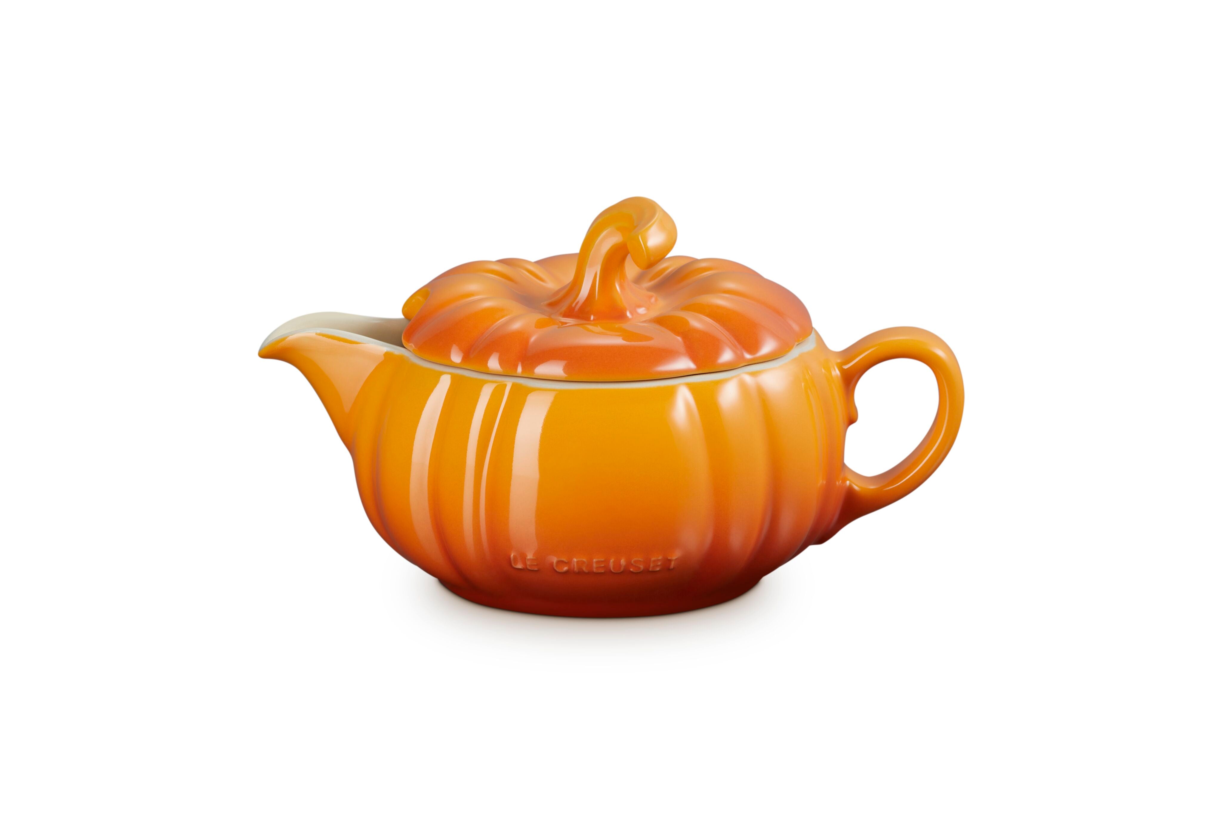 Le Creuset Pumpkin Gravy Boat, 14 oz., Persimmon