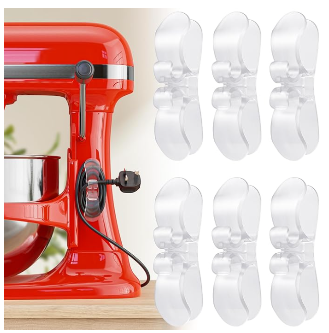 Clear Cord Organizer for Appliances (6pcs)