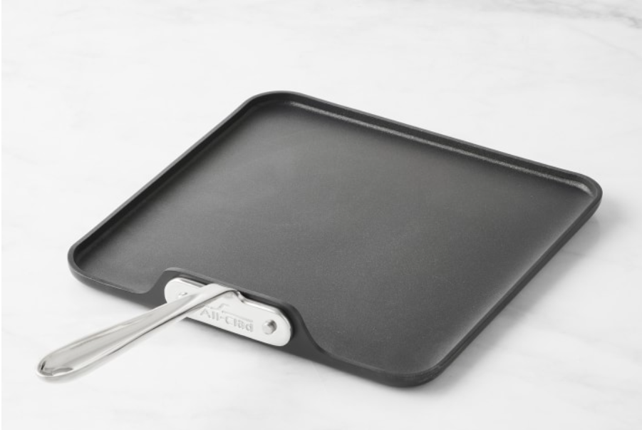 All-Clad HA1 Hard Anodized Nonstick Square Griddle, 11"