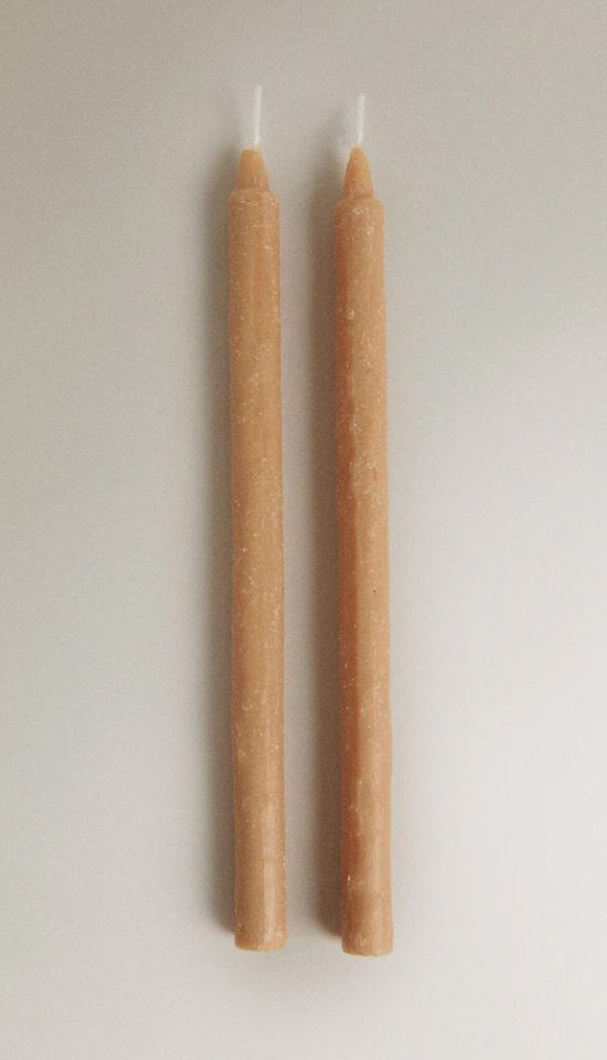 Amber Candlesticks (Set of 2)