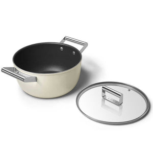 Nonstick Casserole Pan in Cream