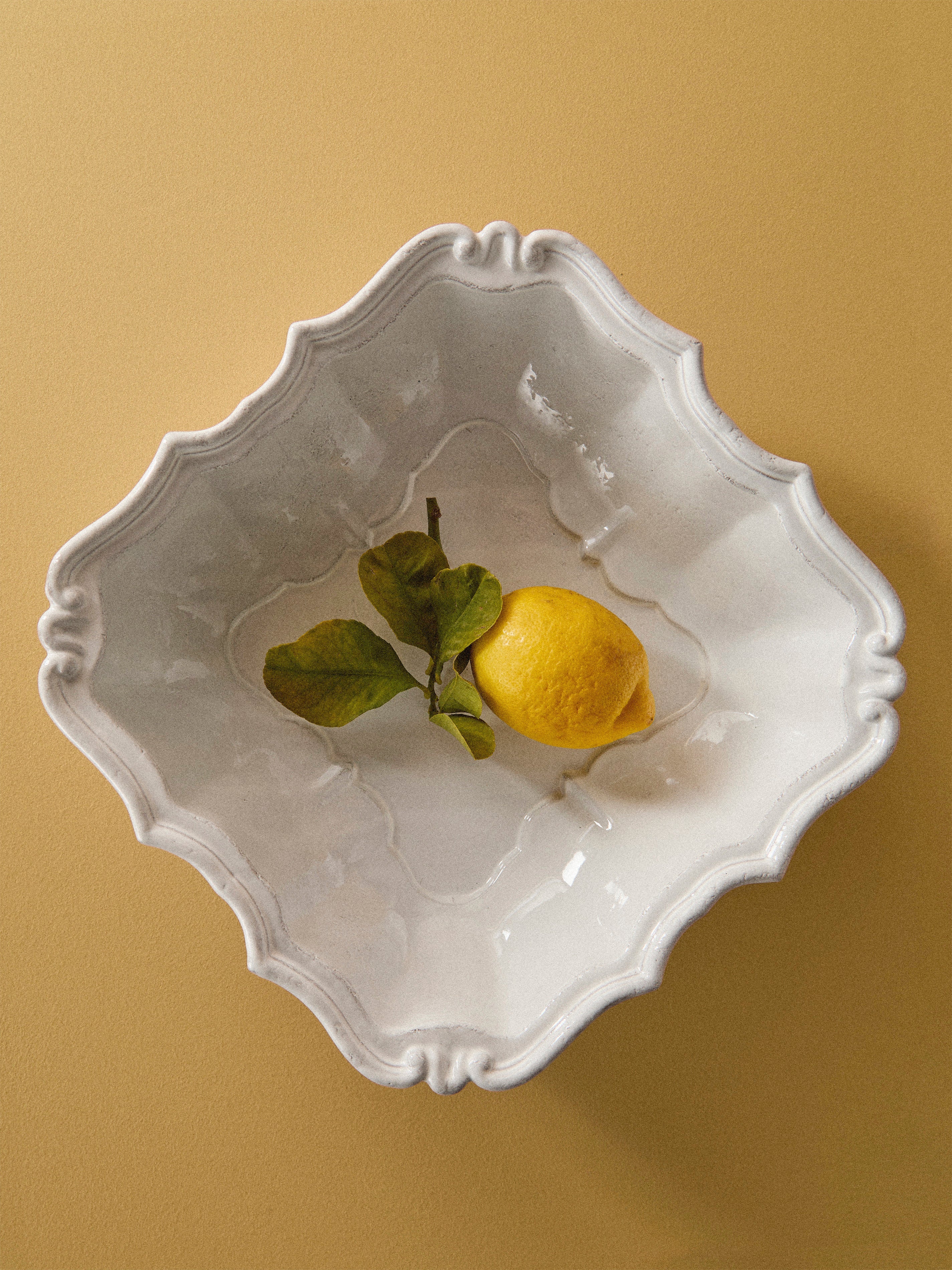 Astier de Villatte Régence Hand-Glazed Ceramic Large Salad Bowl