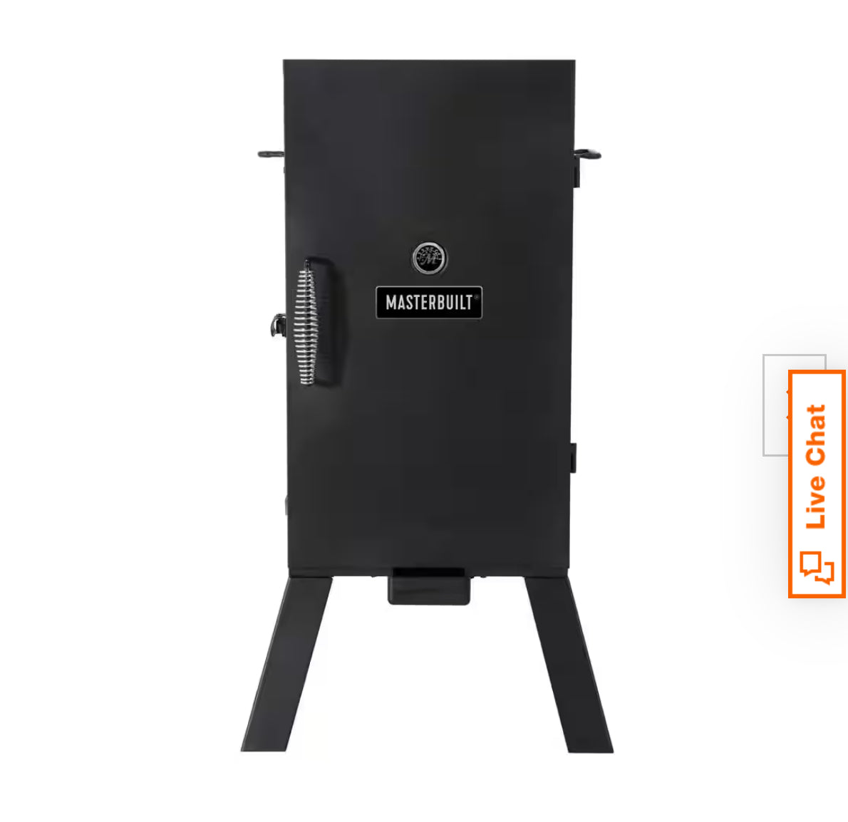 30 in. Analog Electric Smoker in Black with 3 Racks