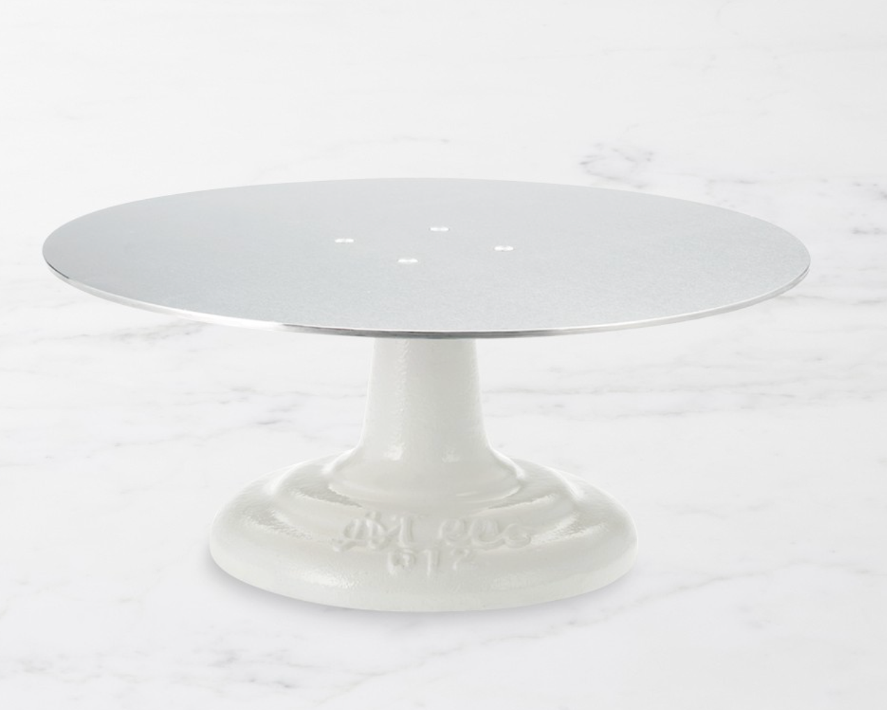 Ateco Revolving Cake Stand with Cast Iron Base and Aluminum Turntable