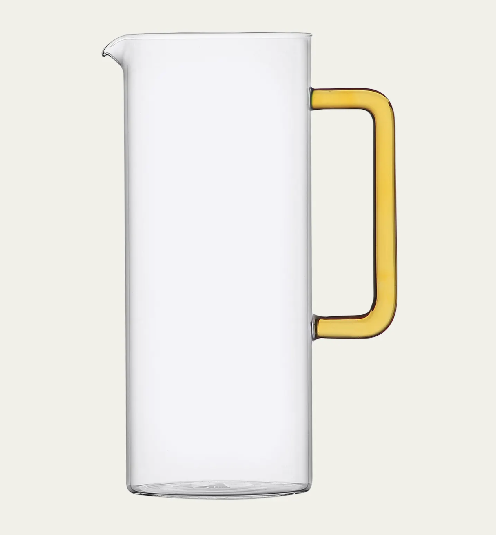 Tube Color Jug with Yellow Handle
