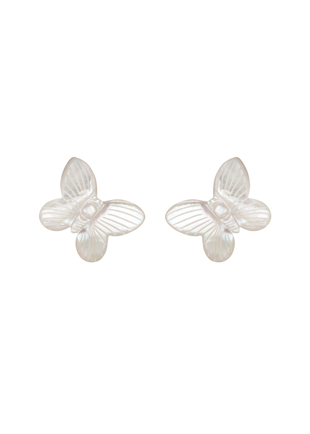 Bree Earrings in Mother of Pearl
