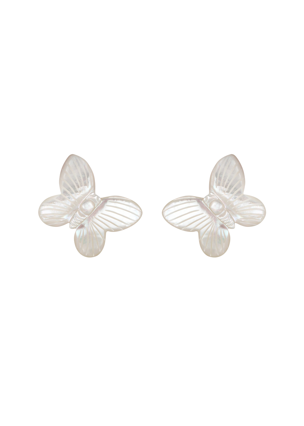 Bree Earrings in Mother of Pearl