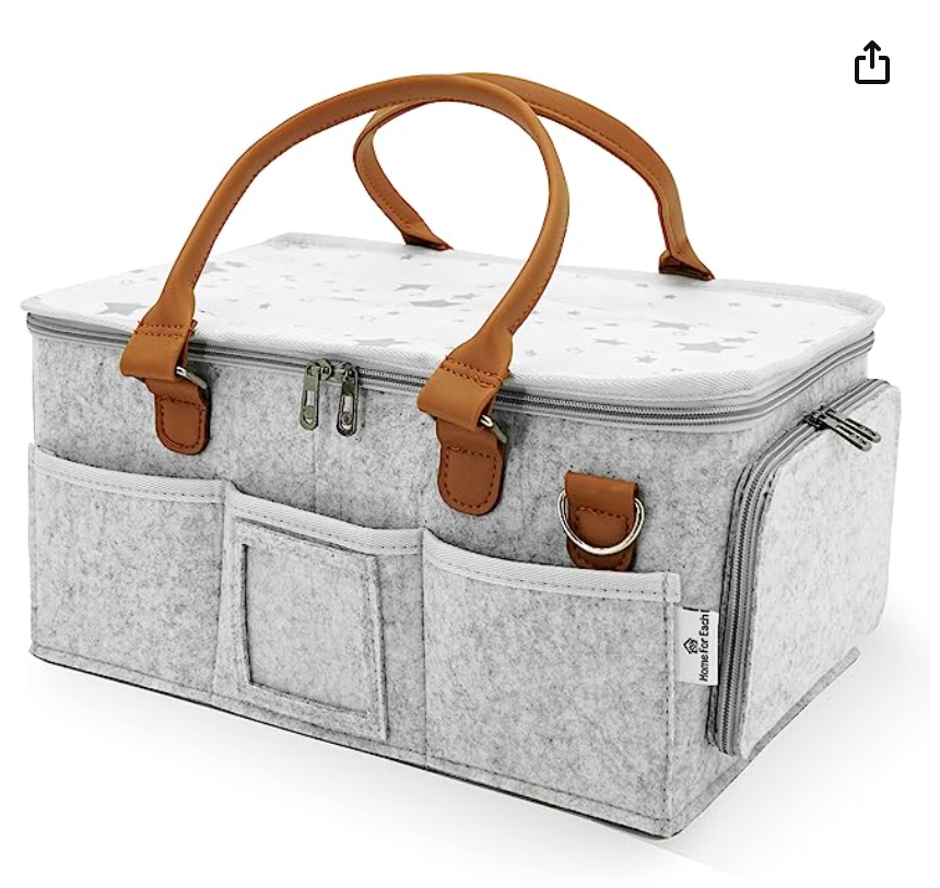 Amazon Prime includes: Baby Diaper Car Caddy Organizer with Lid