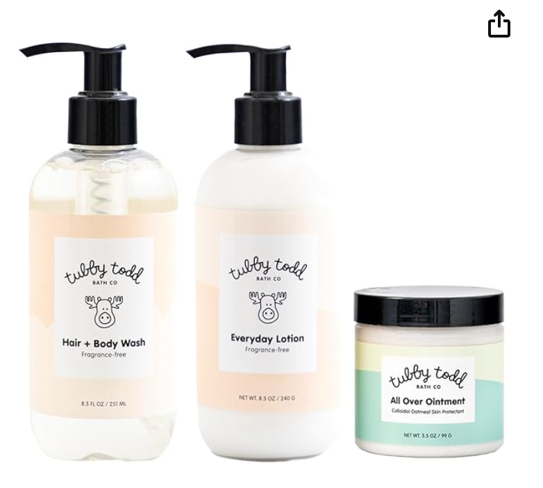 TUBBY TODD 3-Step Baby Bath & Skincare Routine