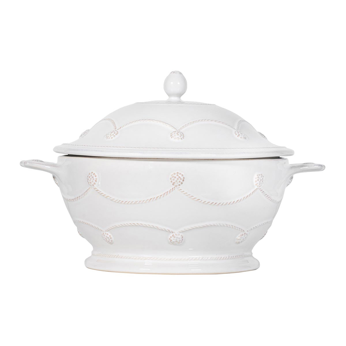 Casserole with Lid - Whitewash