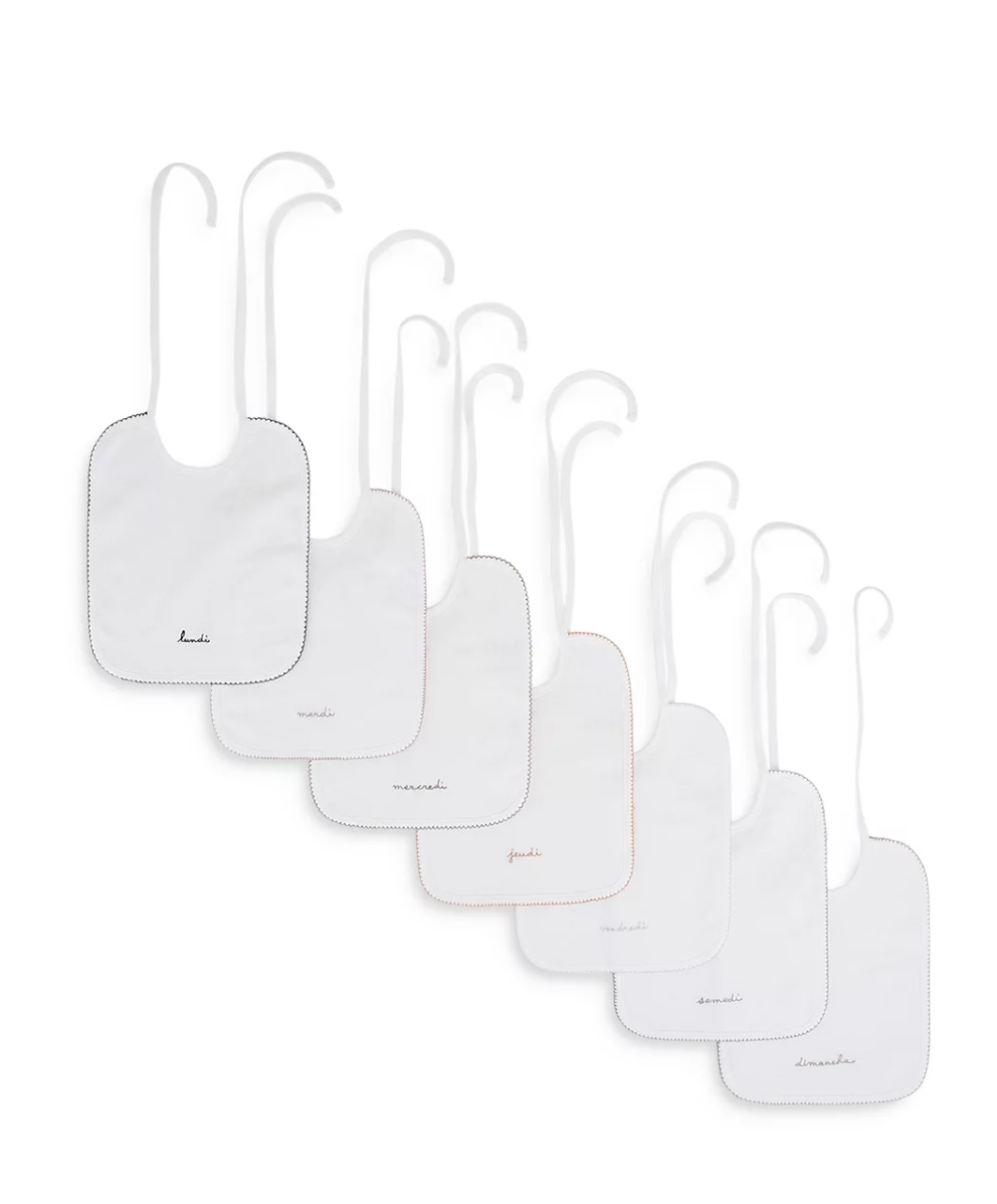 Bonpoint Unisex 7-Piece Bib Set - Baby