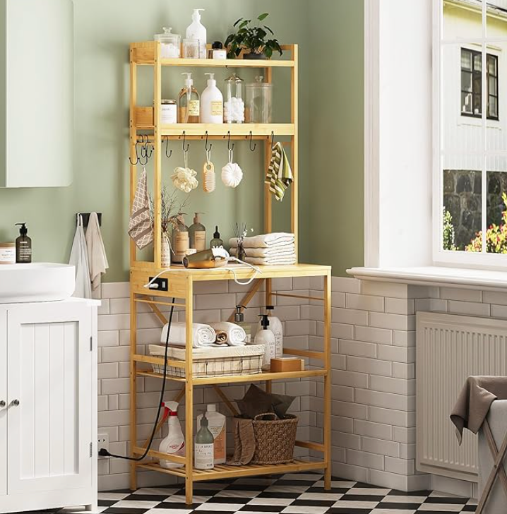 Bamboo Baker's Rack