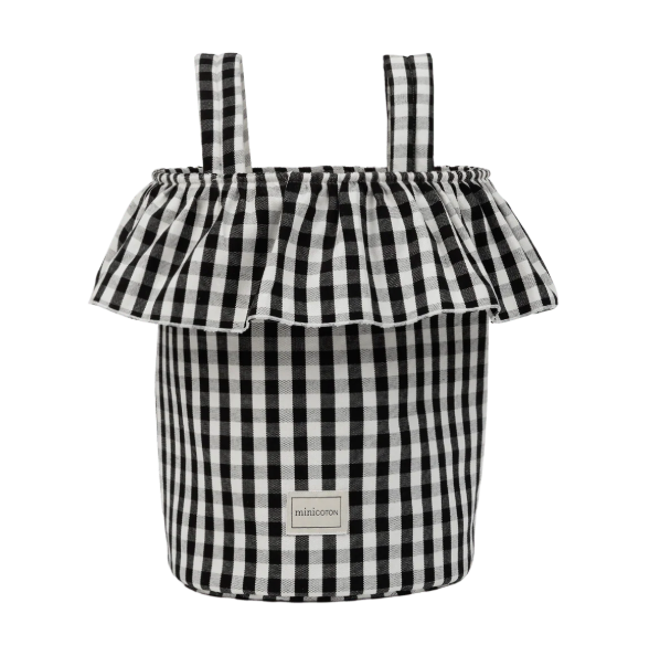 Basket Vichy - Black + White