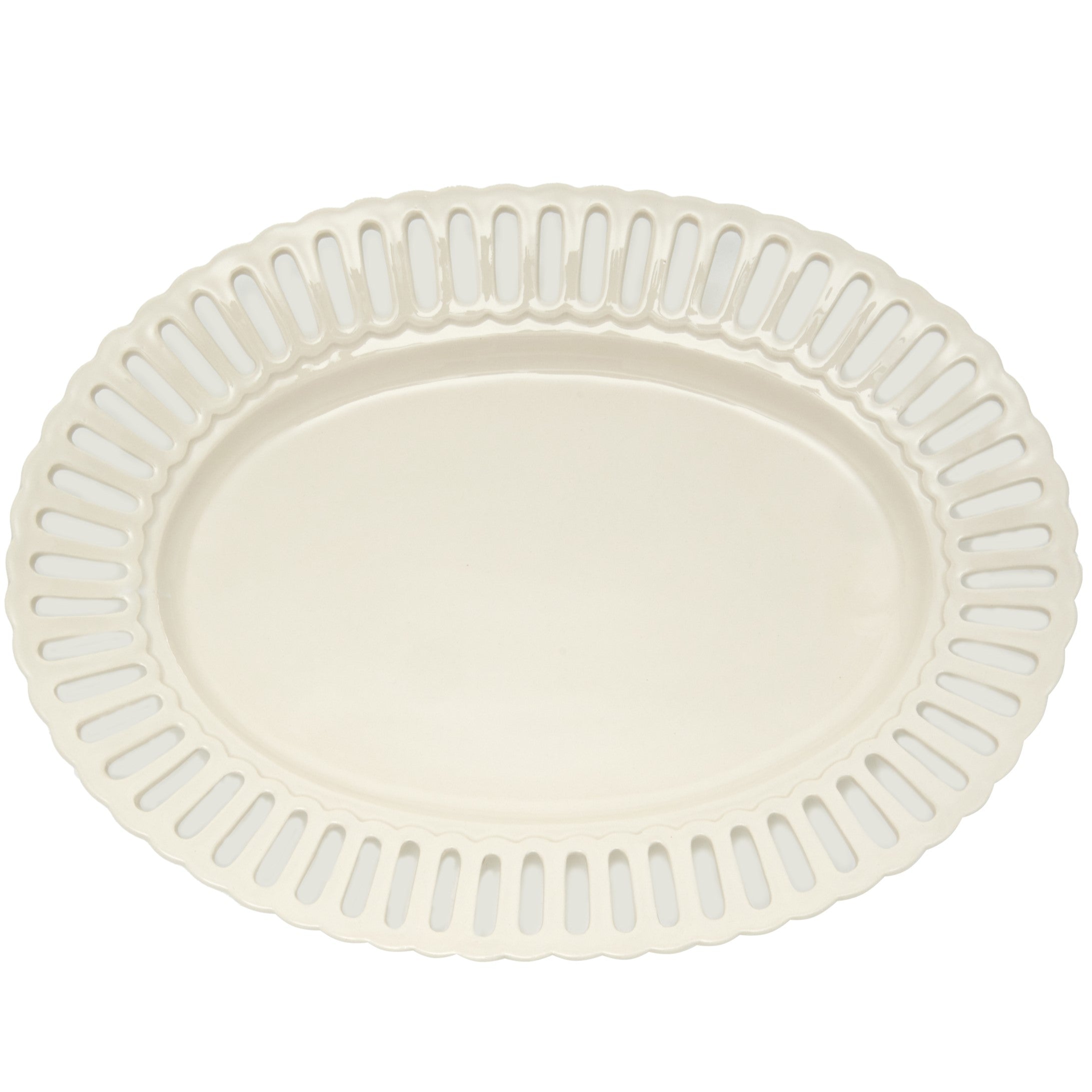 Balconata Creamware 16" Serving Platter