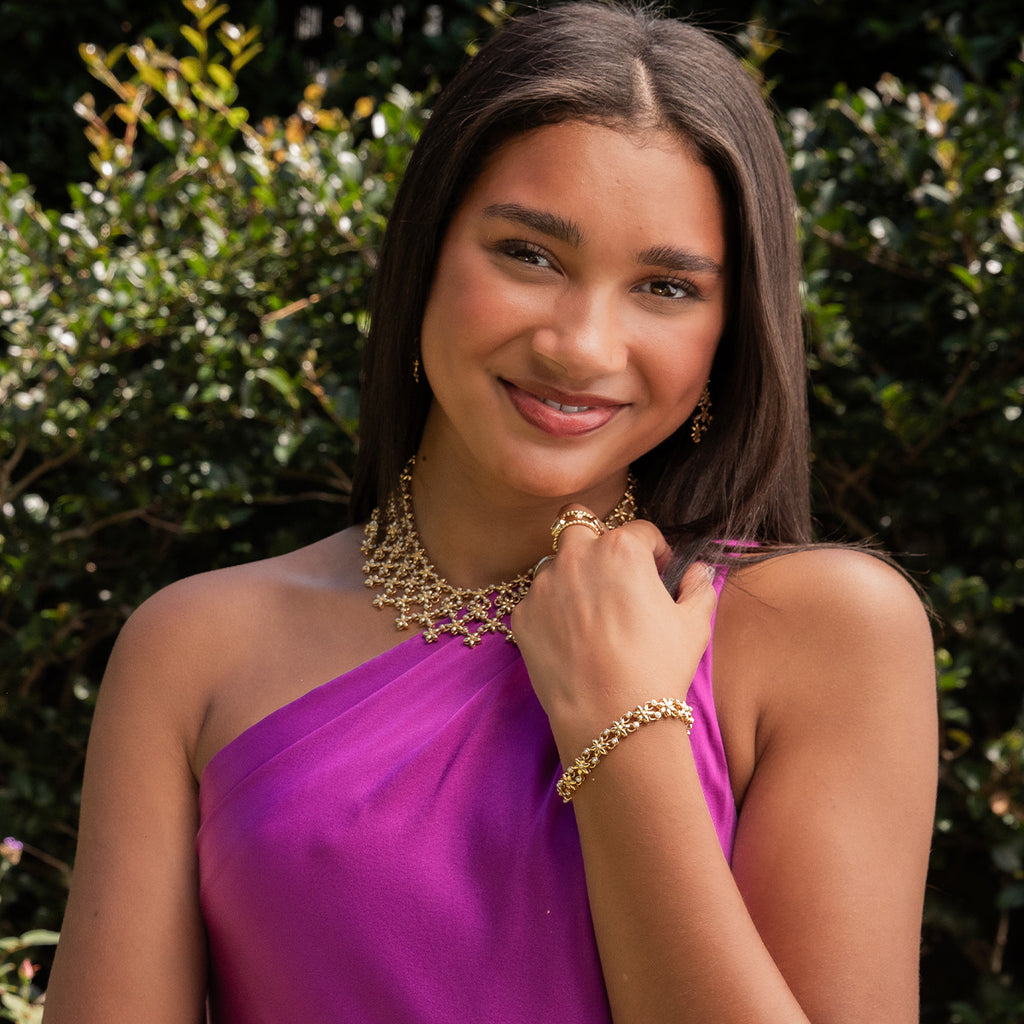 Jasmine Bracelet in Pearl