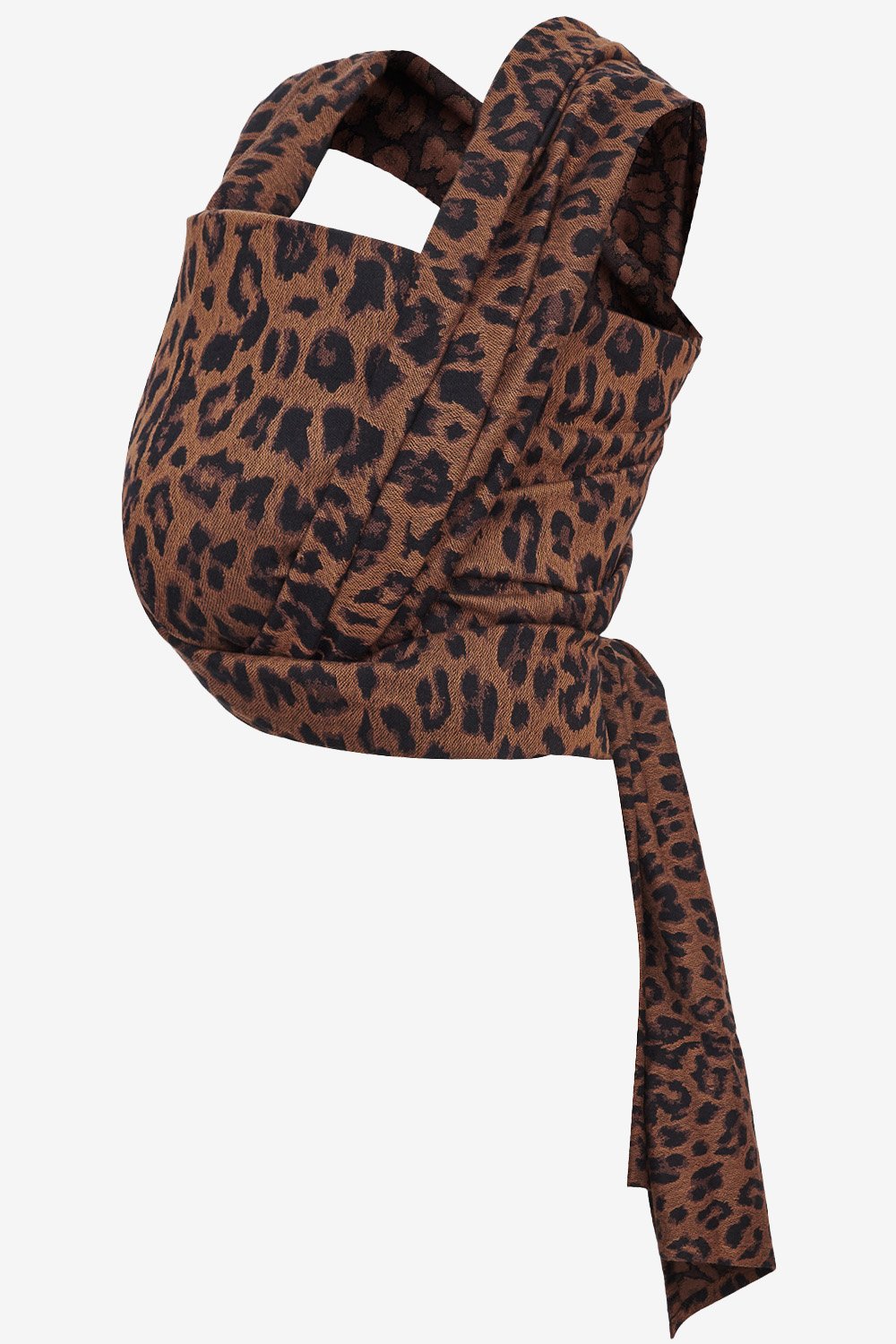 Baby Wrap Leopard Mania in cotton and cashmere