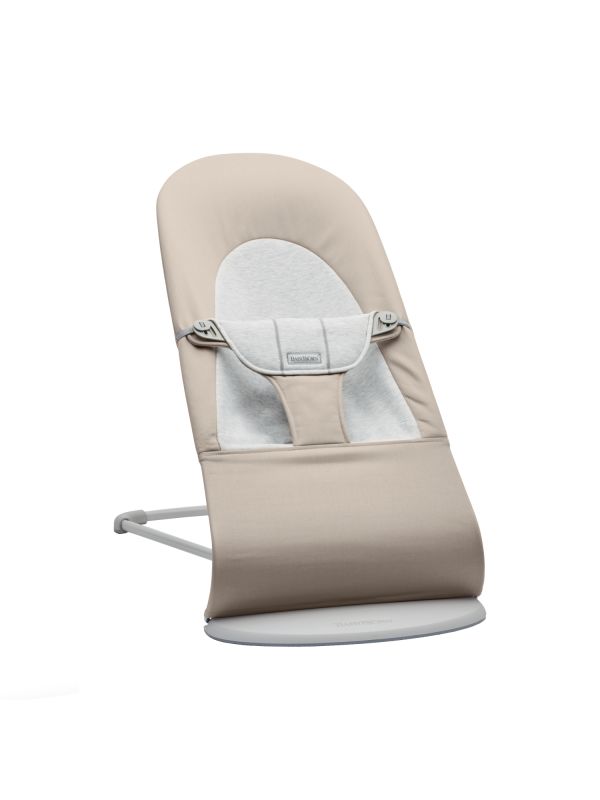 BabyBjörn Balance Wipstoel - Soft Geweven Jersey - Beige/Grijs