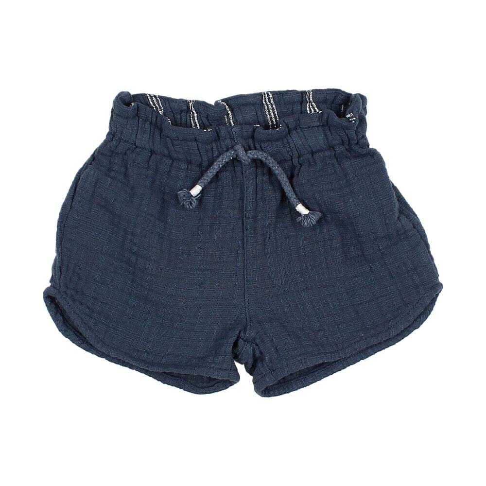 Baby Muslin Shorts - Midnight (3 months)