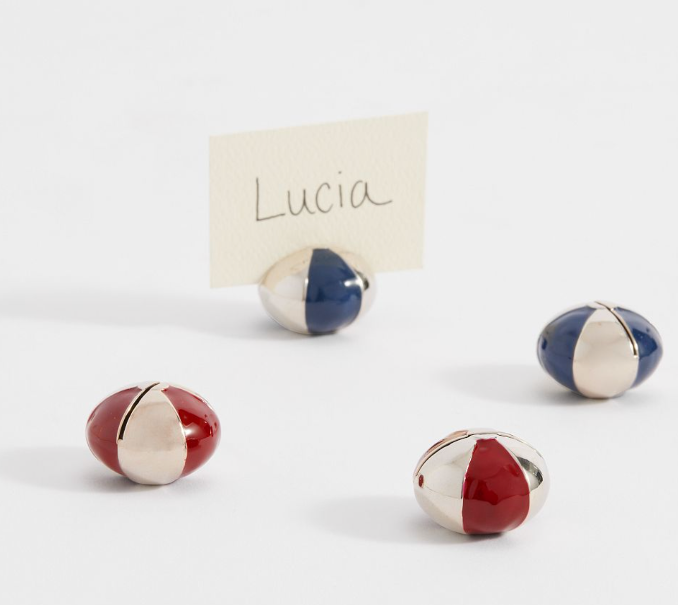 Beach Ball Place Card Holders - Set of 4