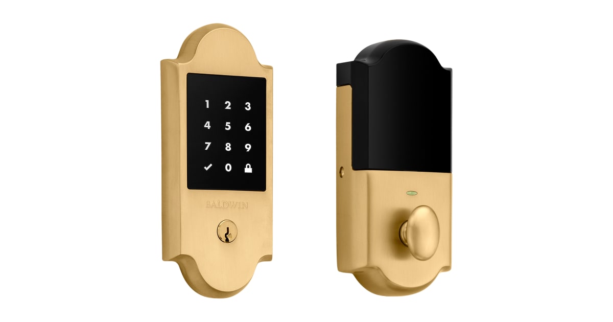 Baldwin Touchscreen Boulder Z-Wave Deadbolt