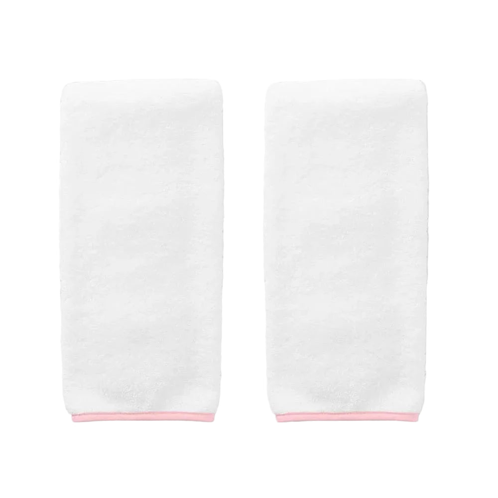 Signature Hand Towel in Ballet Pink, Set of 2