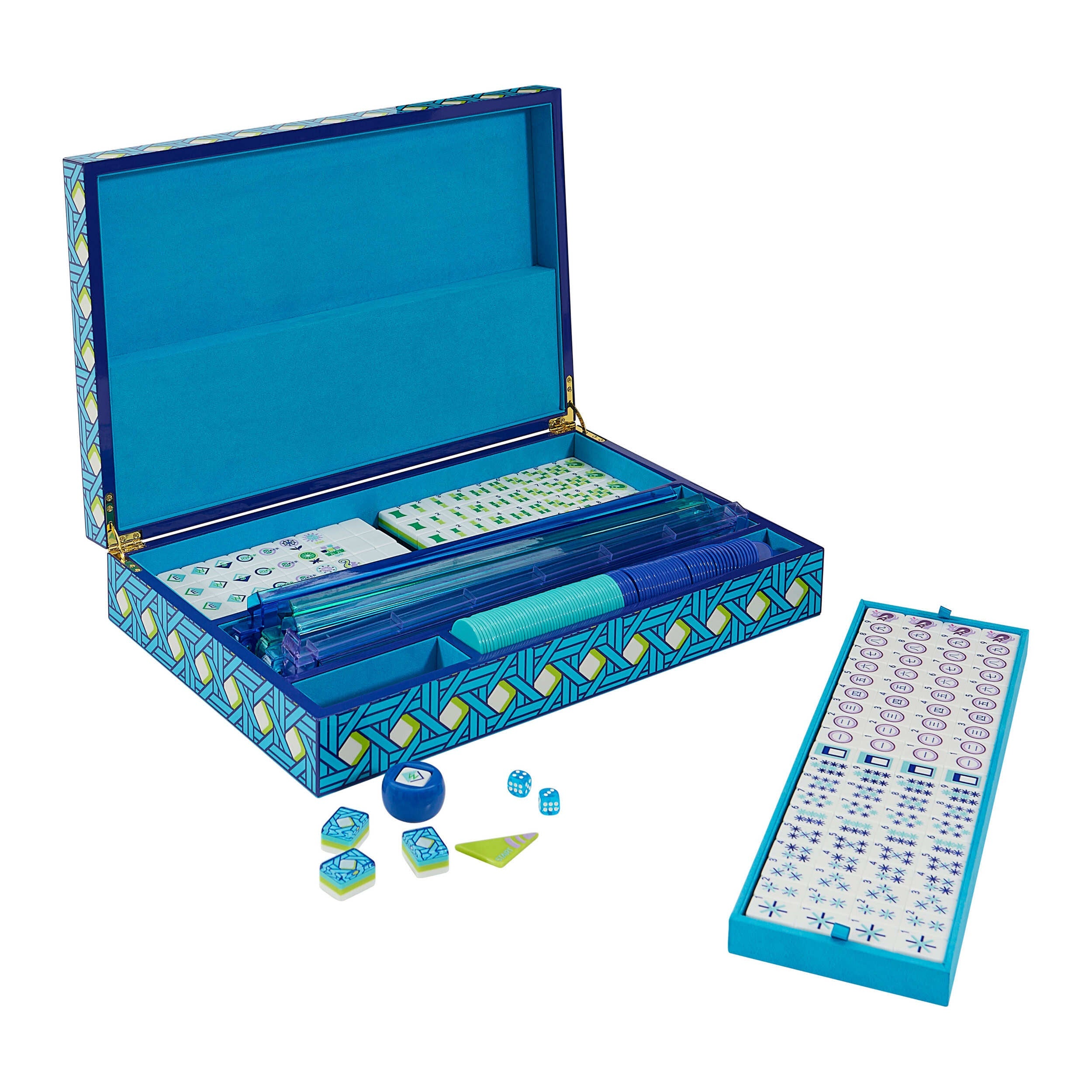 Basketweave Mahjong Set
