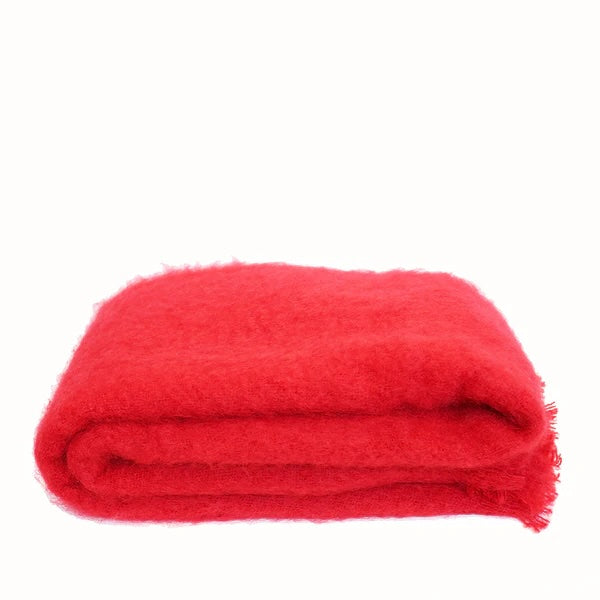 Brushed Mohair Throw